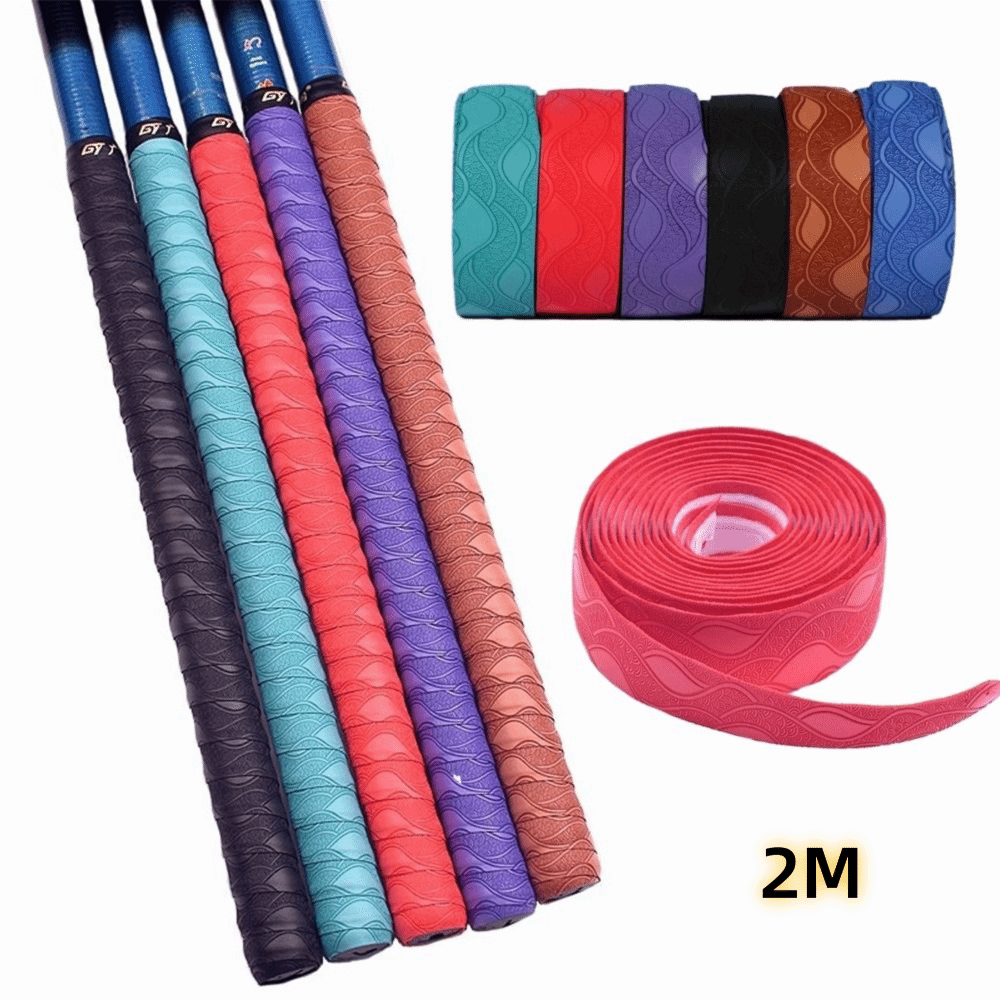 Fishing Rod Wrap Tape - Pembungkus Pegangan Raket 2M Berkualitas Anti-Selip