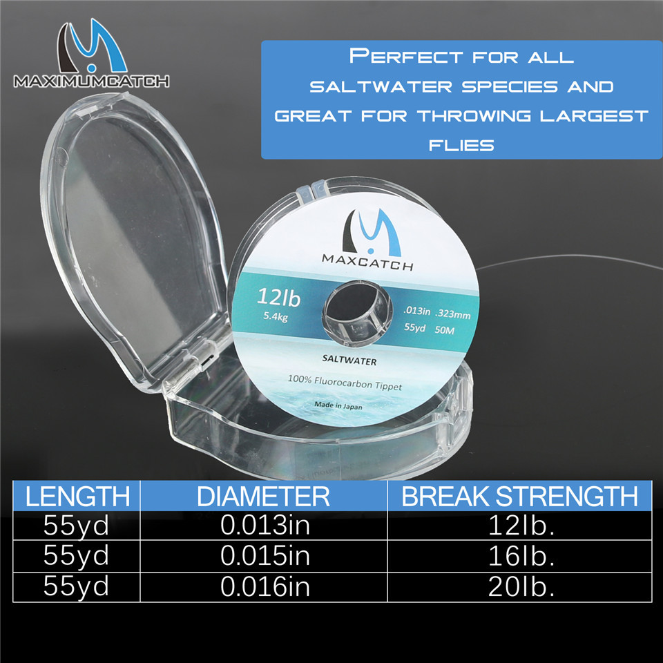 Fluorocarbon Line - Maximumcatch 100% Senar Pancing Tippet Air