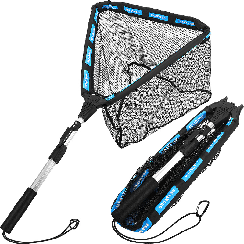 Landing Net Telescopic - WEIHE 1PC Jaring Pancing Lipat Segitiga