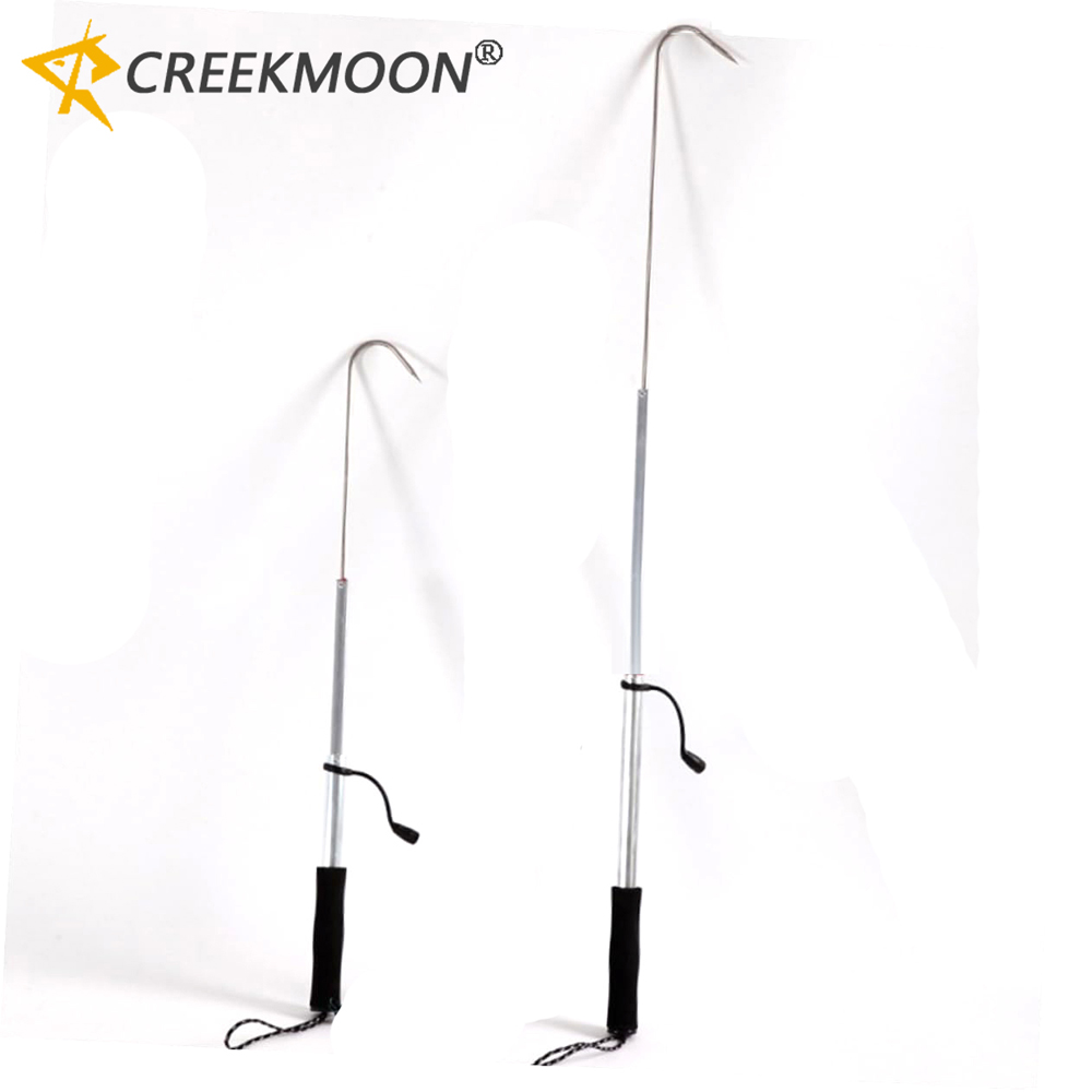 Landing Net Telescopic - Pengait Ikan Teleskopik Baja Anti Karat,