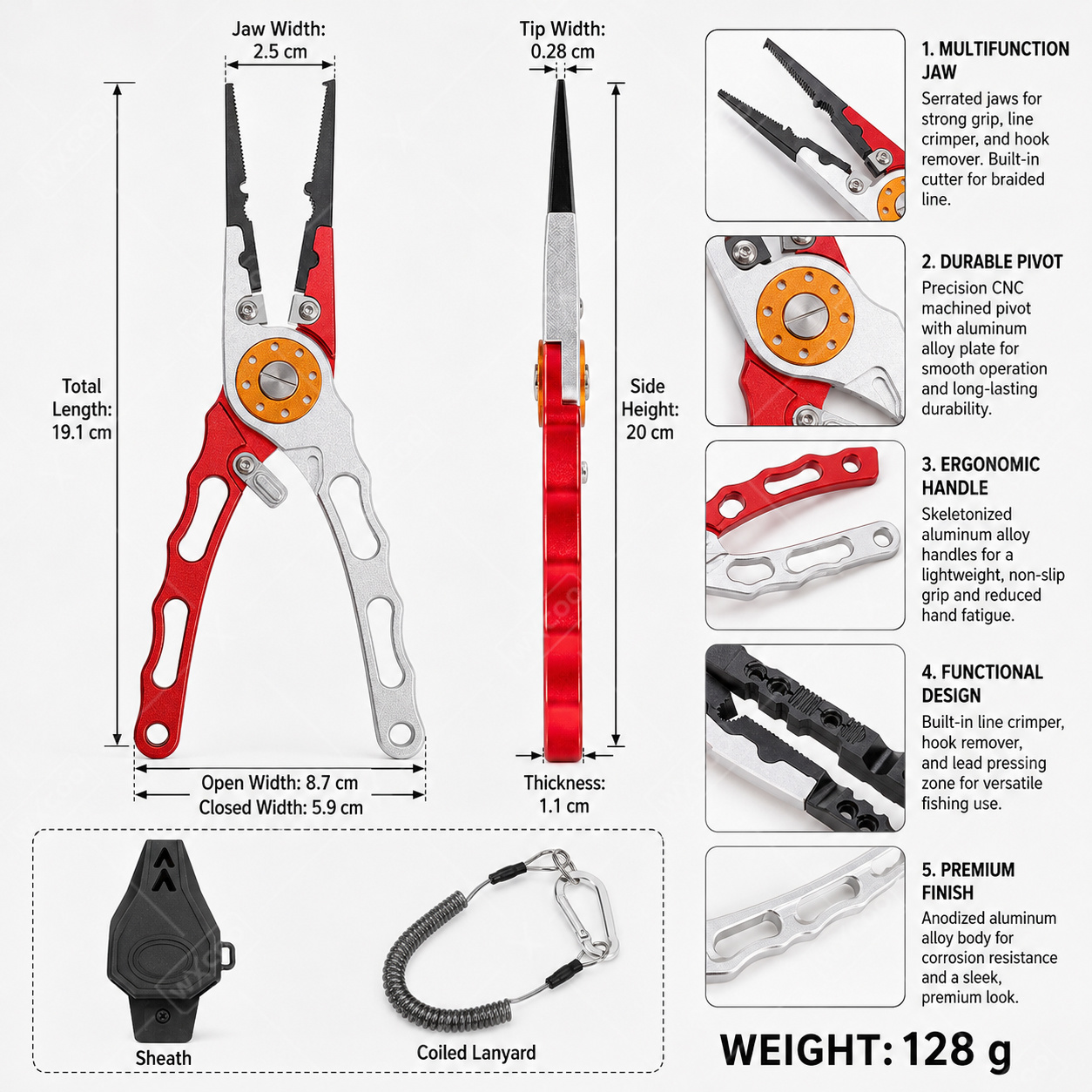 WXCOO Tang Pembuka Cincin Pemo - Saltwater Fishing Hook ulasan dan harga