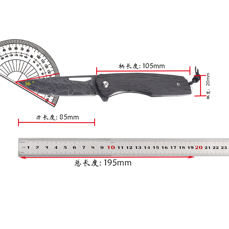 Pisau Lipat Pegangan Kayu Ebon - Fishing Equipment Kitchener ulasan dan harga
