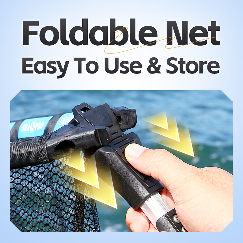 WEIHE 1PC Jaring Lipat Segitig - Landing Net Telescopic ulasan dan harga