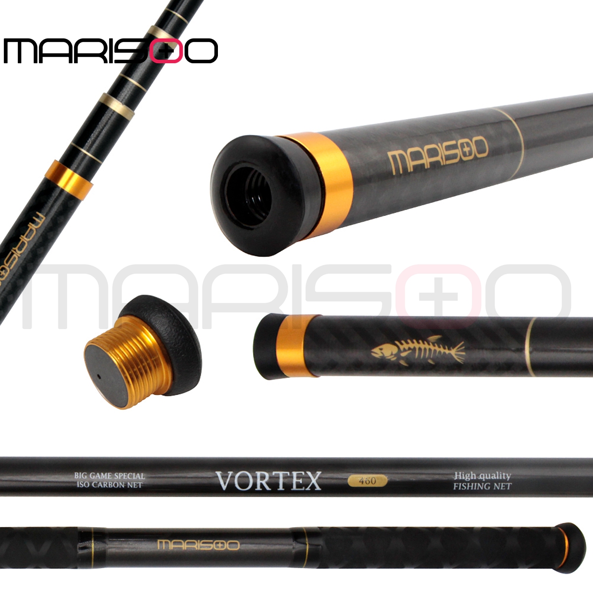 MARISOO VORTEX Gagang Jaring I - Landing Net Telescopic ulasan dan harga
