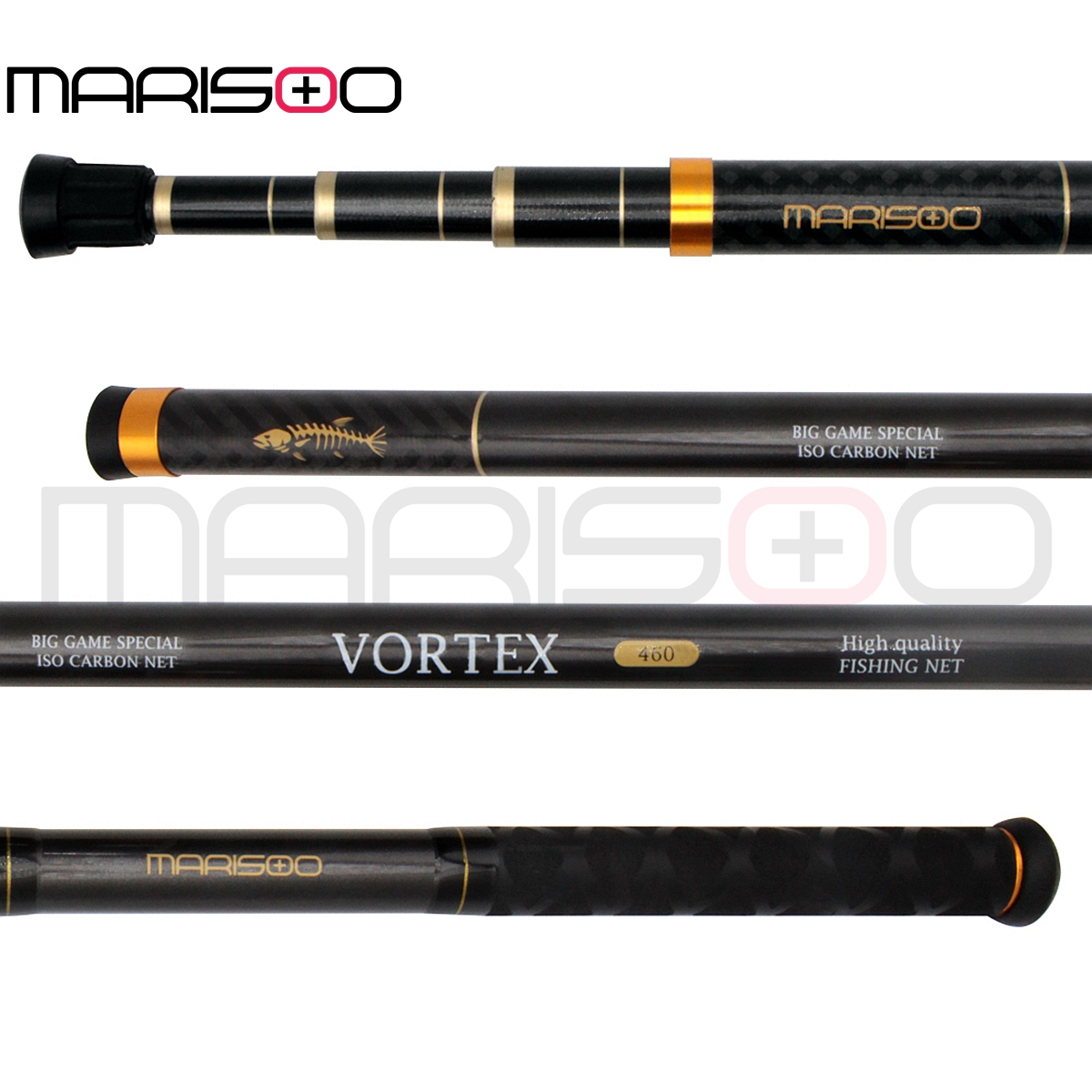 MARISOO VORTEX Gagang Jaring I - Landing Net Telescopic ulasan dan harga