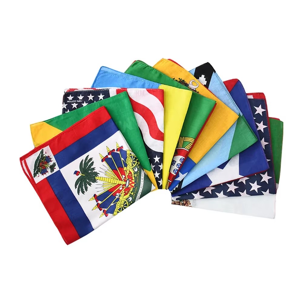 Syal Punk Bendera Haiti 100% K - Fishing Gear ulasan dan harga