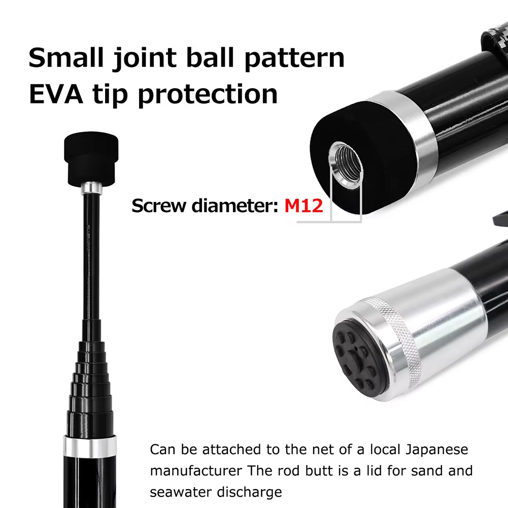 SANLIKE joran pancing serat ka - Landing Net Telescopic ulasan dan harga